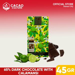 65% Dark Chocolate Bar w/ Calamansi 45g – THEO & PHILO – Calamansi Citrus Burst in Chocolate