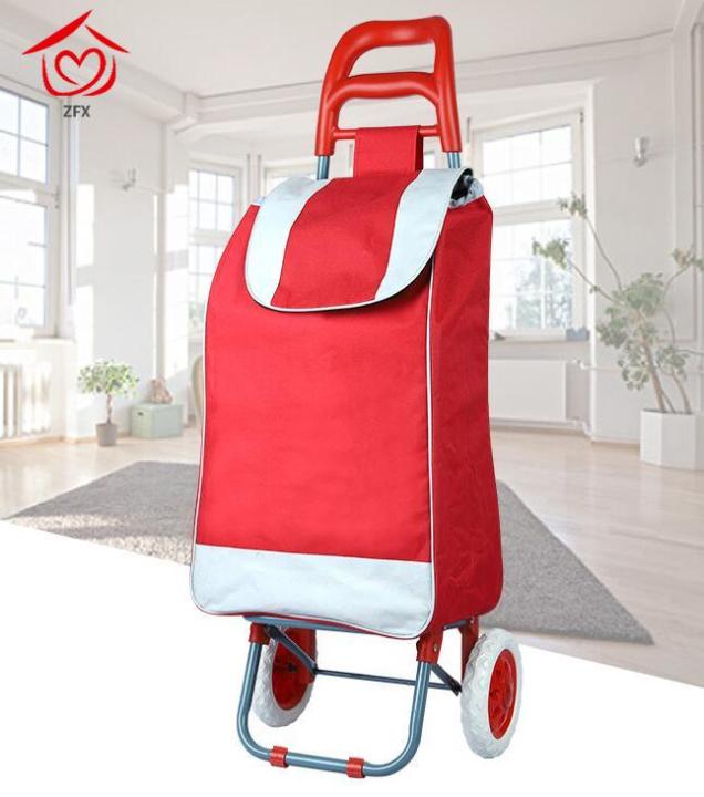 Small shopping discount bag on wheels