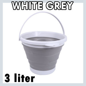 3L/5L/10L Portable Folding Bucket Collapsible Pail Water Container with Handle Car Washing Cleaning Camping Outdoor