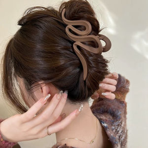 Solid Color Acrylic Wave Hair Claws for Women Simple Korean Fashion Hair Clip High Quality Daily Hair Accessories Girls Gift