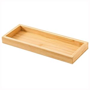 FLYING Multi Use Serving Tray Rectangle Japanese Style Bathroom Organizer  Decorative Tray Bathroom