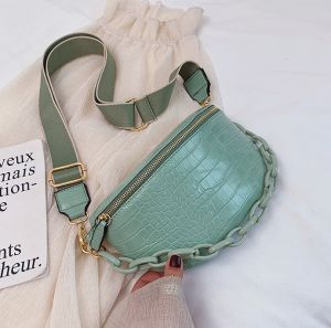 Waist Bag Tas Selempang Wanita Terbaru 2024 Tas Pinggang Import Batam (Bisa COD) Tas Pesta/Kondangan Model Korea - BSW-001