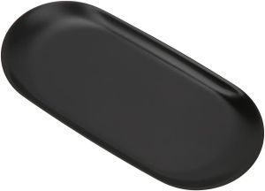 Stainless Steel Decorative Tray 9in Long Jewelry Dish Cosmetics Organizer Oval Serving Platter