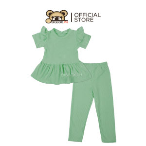 BigboxPH Kids Fashion Sleeve Top & Leggings Set for Girls 1-10Y | Soft Comfy Casual Outfit OOTD