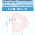 Hyaluronic Acid 3D Full Face Sunscreen Mask UPF50+ UV Protection Breathable And Sweat Absorbent Without Feeling Stuffy. 