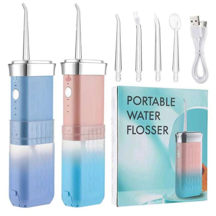 Oral Irrigator Portable Rechargeable Powerful Battery Life Teeth Cleaning Stick For Home Travel Cordless Water Flosser Teethpick 6D3bc
