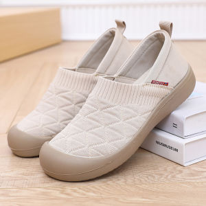 Free Shipping New WomenS Single Shoes Spring And Autumn Non-Slip Soft Sole Slip-On Lazy Shoes Flat Lightweight Casual Breathable WomenS Shoes