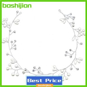 bashijian Luxury Wedding Bridal Rhinestone Faux Headband Tiara Hair Headpiece