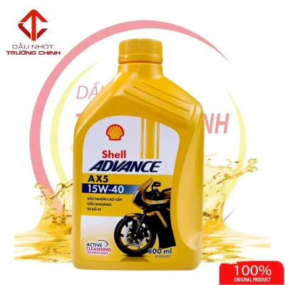 Nhớt Shell Advance AX5 15W40 dành cho xe số tay côn