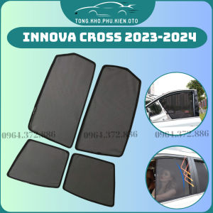 Rèm Che Nắng Xe Innova cross 2023 2024 đủ 4 tấm - Bộ 4 cửa chắn nắng vừa khít form xe nam châm hút mạnh