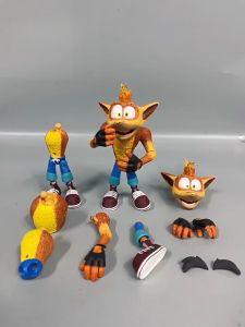 Anime Crash Bandicoot Action Figure Game Crash PVC Collectible Model Toys