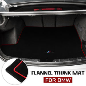 For BMW 1 3 5 Series F21 F30 F80 G20 G30 F90 X3 G01 F97 X5 G05 Flannel Car Trunk Mat Anti Dust Anti Noise Interior Auto Accessories