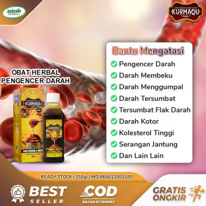 Obat Pengencer Darah Beku Kental Menggumpal Penyumbatan Pembuluh Darah Kotor Flak Kolesterol Tinggi Pencuci Darah Mencegah Serangan Jantung Herbal Kurmaqu Dan Madu Alami Asli