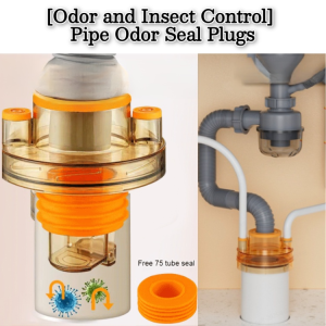 [Anti-Odor & Anti-Bug] Pipe Odor Seal Plugs Kitchen Water Purifier Dishwasher Drainage Accessories