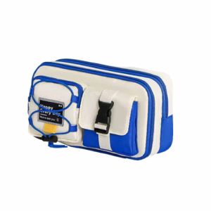 HOUCHU High Appearance Student Stationery Bag Large Capacity Dirt-resistant Pencil Pouch Multifunctional Multilayer Pen Bag Students Use