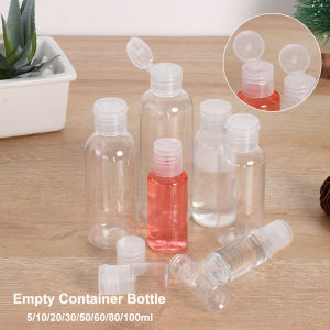 1Pcs Clear Empty Travel Bottle Makeup Container Cosmetic Lotion Refillable Squeeze Jar Shampoo Shower Gel Bottle 5-100ML `