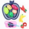 1 set of Combined Fruit and Vegetable Cutting Toy Velcro Strap only Assorted Veggies and Fruits Educational Pretend Play Toy for Kids Toys for Girls Toys for Boys laruang pangbata lutu lutuan. 