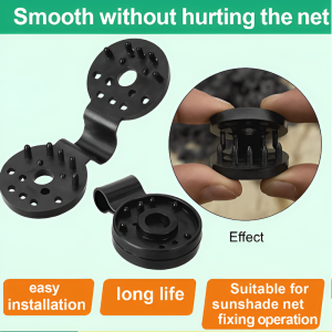 Sunshade Net Fixing Clip Garden Tools Greenhouse Shade Cloth Fix Clamp Plastic Grommet Fence Netting Installation Hook