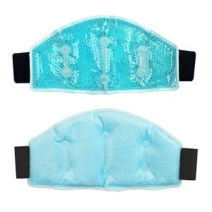Neck Cooling Wrap Reusable Gel Bead Neck Strap Hot Cold Compress Wrap with Adjustable Strap for Shoulder Neck Waist Pain Relief