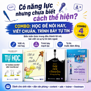 Sách Bizbooks - Học Để Nói Hay Viết Chuẩn Trình Bày Tự Tin | 4 Cuốn Rèn Luyện Giao Tiếp – Viết Lách – Thuyết Trình