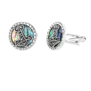 1Pair Creative Personalized New Cufflinks Fashion Versatile Colorful Round Multiple Cuff Links Suit Shirts Party Accessories