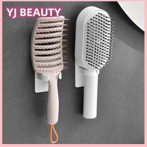 🔥🔥🔥yaojun ที่ใส่หวีแขวนผนังในห้องน้ำที่แขวนหวีจัดระเบียบที่หนีบผมที่วางหวีพลาสติกแบบสร้างสรรค์