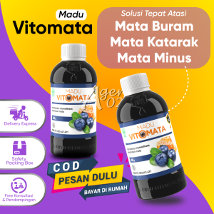 Vitomata Madu Herbal Obat Mata Minus Buram Berair dan Katarak Ampuh