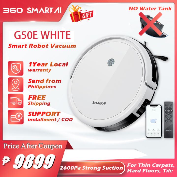 360 SmartAI G50 Smart Mini Robot Vacuum Cleaner with Mop for House Home  Sale, Portable High