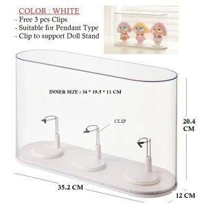 Crybaby Display Box Storage Transparent Pop Mart Blind Box Doll Stand Figurine 哭娃盲盒收纳透明吊件