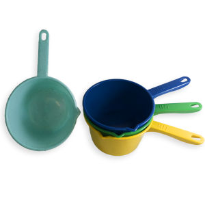 1Tap Water Dipper w/ Spout - Plastic Bathroom Tabo