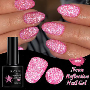 UR đường 15ml phản quang màu Neon dạ quang gel sơn móng tay nghệ thuật hiệu ứng flash ngâm tắt gel UV làm móng nghệ thuật véc ni