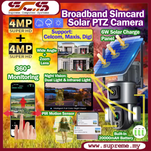 LS VISION 4MP 4G 4K HD SIM card CCTV Solar Camera Powered Security IP Human Track Colorful Night Vision IP66 Waterproof