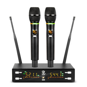 G-MARK X320FM Wireless Microphone Professional UHF microphone Flash Match Frequency Adjustable metal body 80M receive