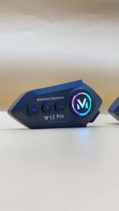 Y2pro Motorcycle Helmet Bluetooth Headset 500m Intercom BT5.4 with RGB Light for Full and Half Helmets