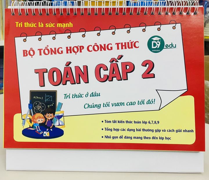 Sách tổng hợp công thức Toán THCS | Lazada.vn