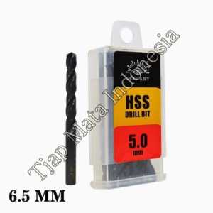 Mata bor besi 65mm HSS Tjap Mata Drill bits 6.5 MM Cap Mata hss