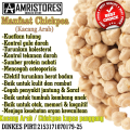 chickpea kacang arab kacang garbanzo premium kupas panggang matang renyah garing nikamat banyak manfaat. 