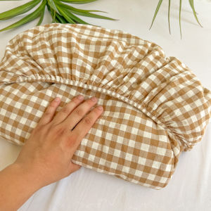 Lớp tấm ga trải giường kẻ sọc dansunreve một phong cách Nhật Bản Ra Bọc Nệm Vỏ bọc nệm đơn/siêu đơn/Nữ Hoàng/Vua/Cỡ đại 格子床笠