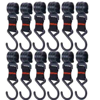 12Pcs Outdoor Camping Hooks for Tableware and Cookware for Camping Hiking and Picnic