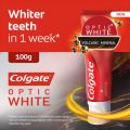 COLGATE Odol Pasta Gigi Optic White Volcanic Mineral - Isi 100g. 