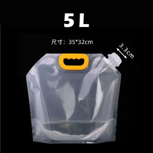 ถุงแกลลอน ถุงใส่น้ำ ถุงเก็บน้ำพกพาถุง เก็บธัญพืช  ถุงน้ำแค้มป์ปิ้ง ขนาด 5L และ 10L Foldable water bag ถุงใส่น้ำแคมป์พับได้
