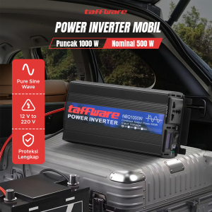 Car Power Inverter (1000W) DC 12V To AC 220V Pure Sine Wave NBQ1000W