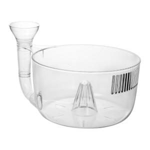 Space Saving Dishwasher Safe Washer Basket Clear Plan With Not Slip Base For Stable Use