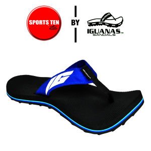 (SPORTS TEN) IGUANAS SANDALS CONNECTED STRAP SLIPPER SANDALS (NIKOLA BLUE)