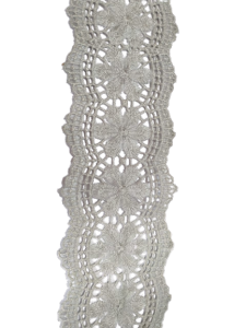Renda Bordir Roll Motif Poni Lebar 10 CM