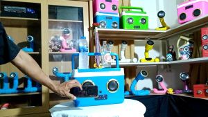 ลําโพงบลูทูธคลาสสิคdiy สไตล์กระติกน้ําแข็งขนาด11ลิตร รุ่นwork219s