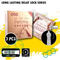 GJG OLO Hyaluronic acid Zero Sense Fit Condom Natural Latex Male Condom. 