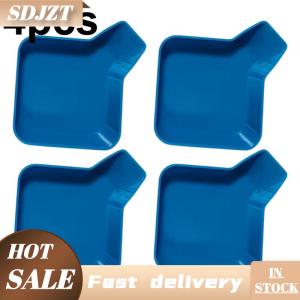 SDJZT 2 4 chiếc khay chip trò chơi đầy màu sắc thành phần trò chơi đứng Khay lưu trữ tiền xu trò chơi khay phân loại nhà lưu trữ nhà di động