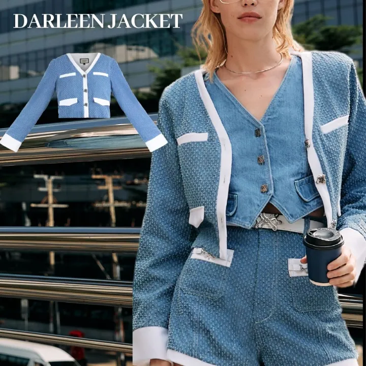 เสื้อแจ็คเก็ตบอมเบอร์ Merge Official - Darleen Jacket (พร้อมส่ง)
