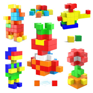 48 Pieces Magnetic Cube Building Blocks for 3 4 5 6 7 8+Years Old Boys and Girls Educational Sensory Toys